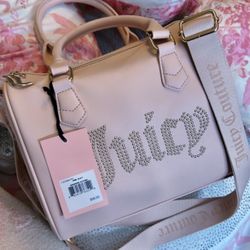 juicy couture Pink clay obsession satchel