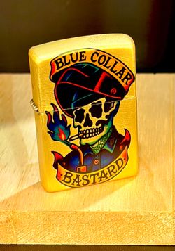 Custom Blue Collar Welder Zippo Lighter
