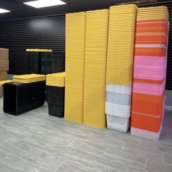 27 Gallons Storage Containers Bins $10 Each 