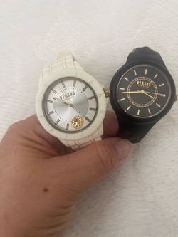 2 WATCHES VERSUS VERSACE Fire Island Indiglo Silicone Watches