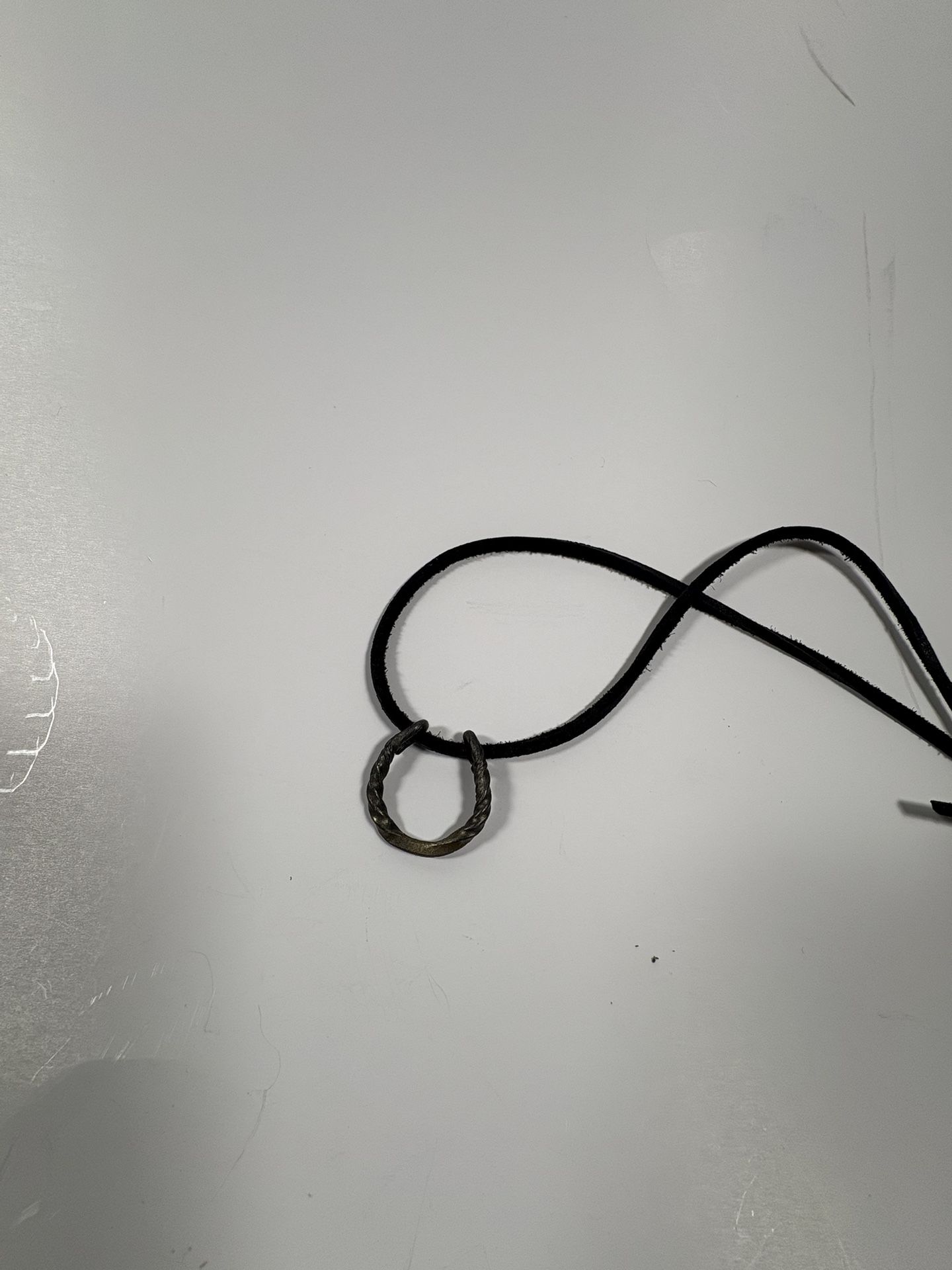 Traditional Ring Holding Pendant. Handmade. RWM Forge