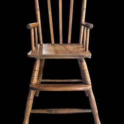 Antique Rustic High Chair