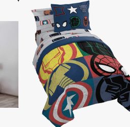 Avengers twin comforter set