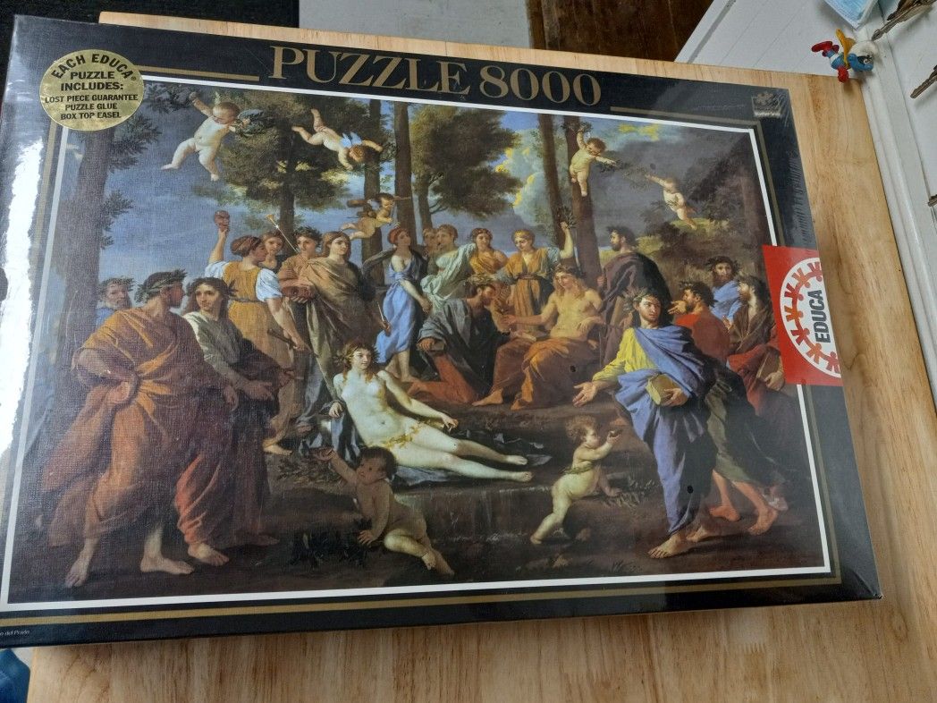NEW 2003 Educa 8,000 Piece Jigsaw Puzzle-"Le Parnasse"