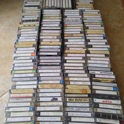 180+ cassette tapes