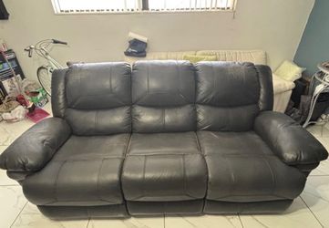 Black sofa
