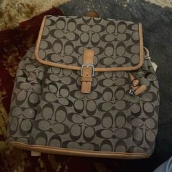 Coach Back Pack Purse