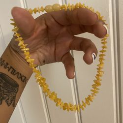 Honey Amber Baby Necklace 