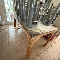 Make Offer! Solid Wood Craft/art Table