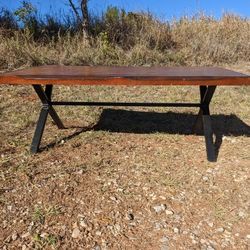 Modern X Leg Coffee Table 