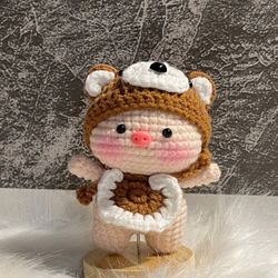 Cute Handmade Crochet Keychain