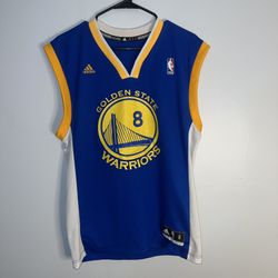 Golden State Warriors Basketball Jersey Mens Small Blue Adidas Monta Ellis