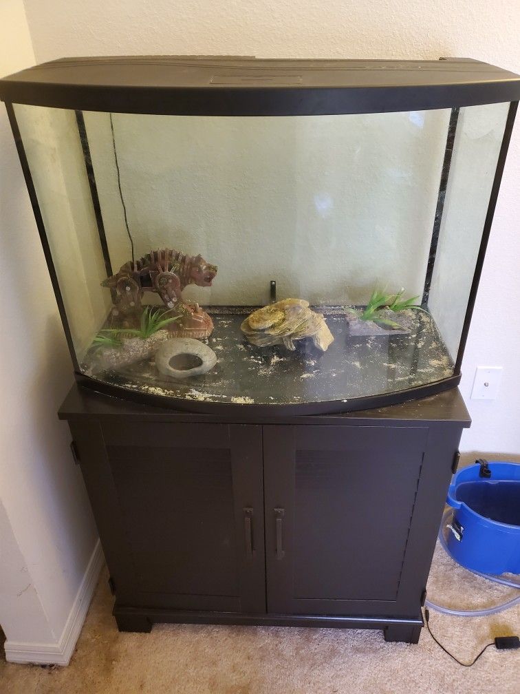 Used 36 Gallon Aquarium /w Stand