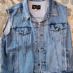 Harley Davidson Denim Vest