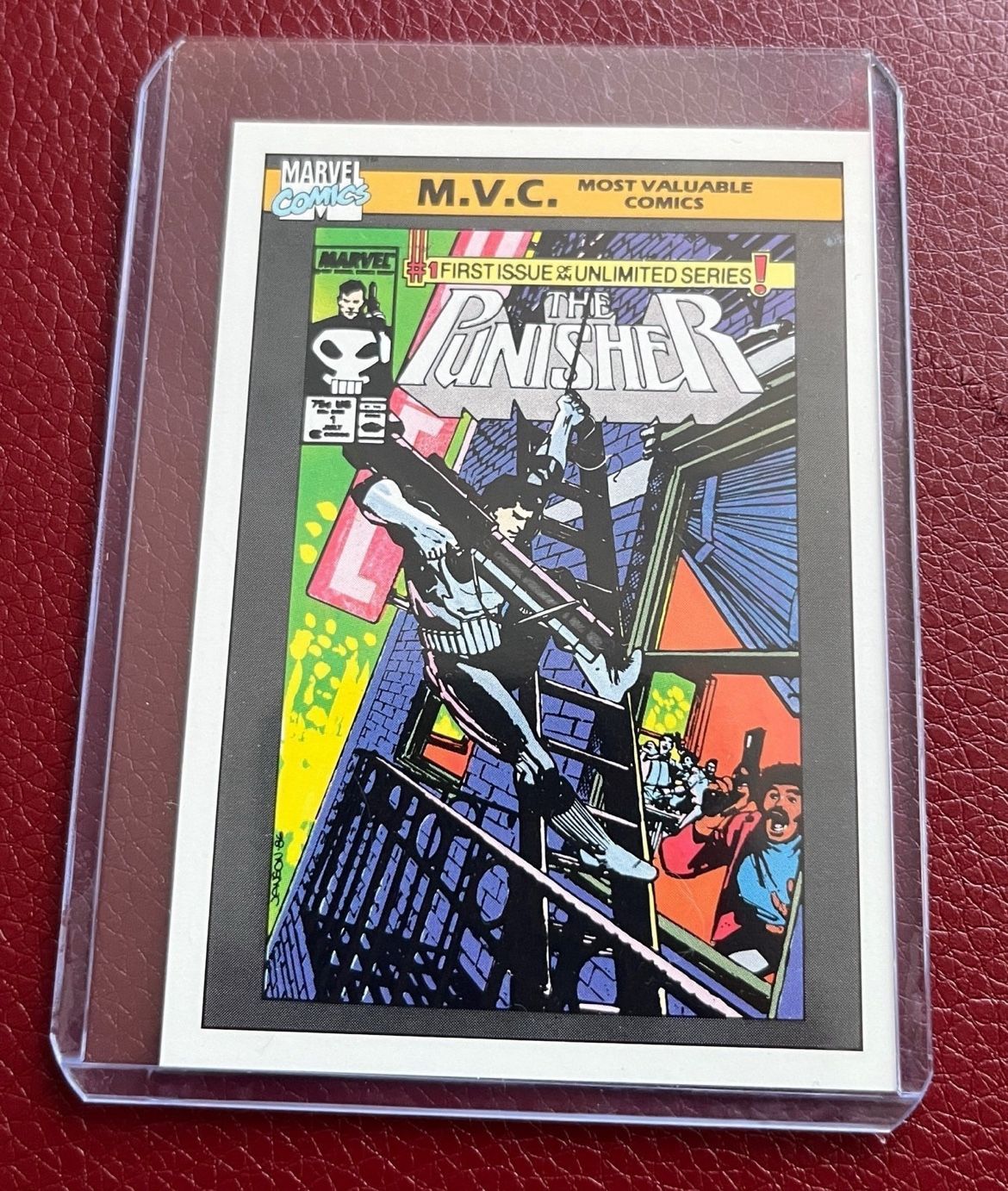 1990 Marvel Comics Trading Card #127 The Punisher Vol. 2 #1 RJS