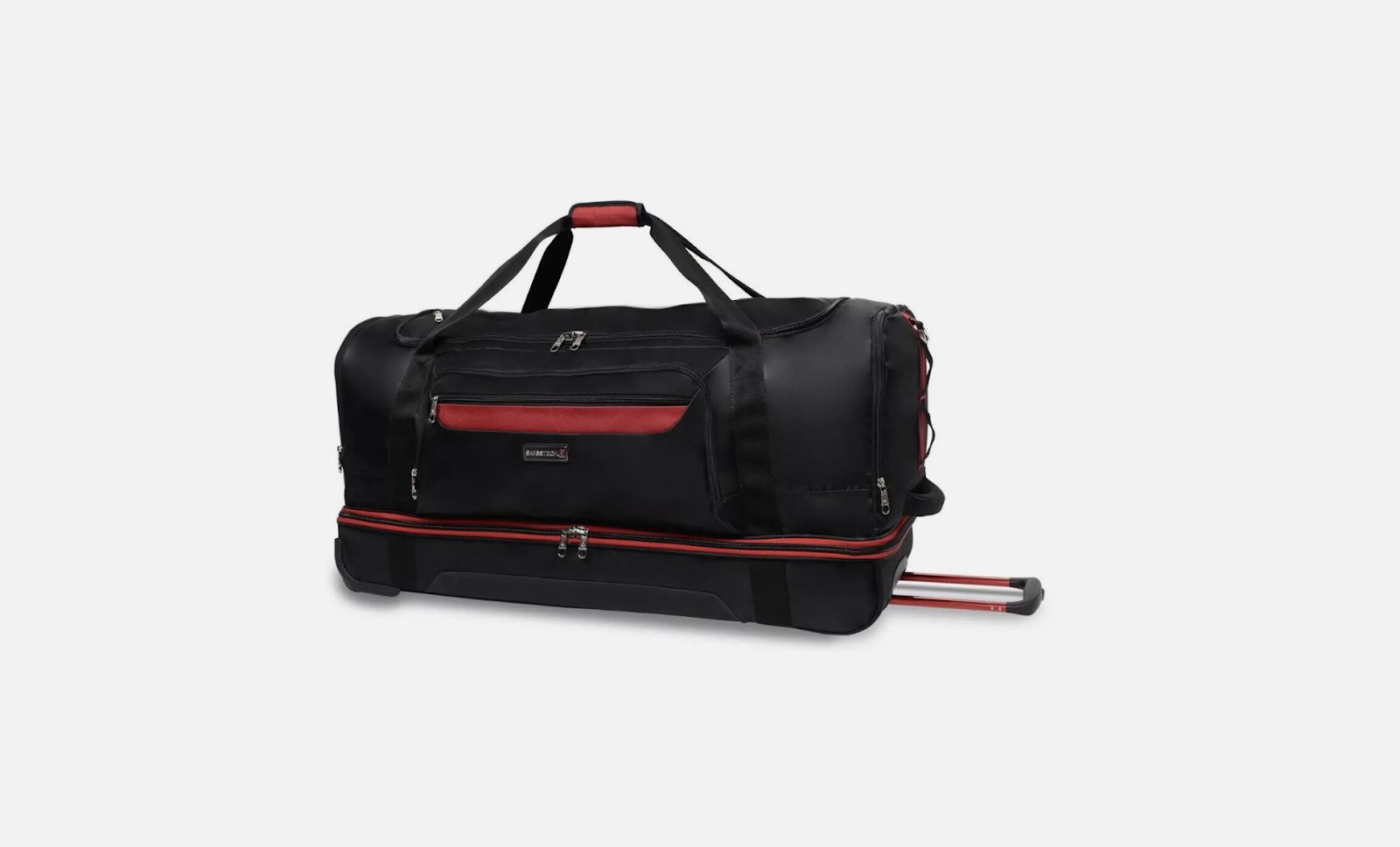 Swiss Tech Navigation 36" Drop Bottom Rolling Duffel Bag w/Telescopic Handle