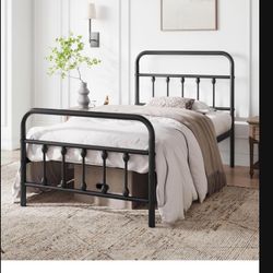 Twin Size Metal Bed Fram 