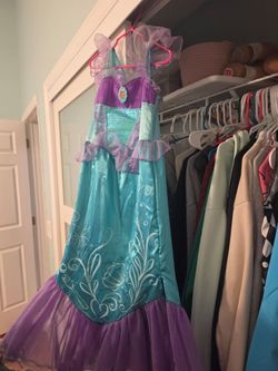 Little Mermaid Ariel Girls Costume Dress