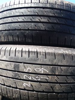 225 60 17 two good car tires $20 each