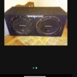 Rockford Fosgate 12s R1 Watt 1000 Pioneer Amp