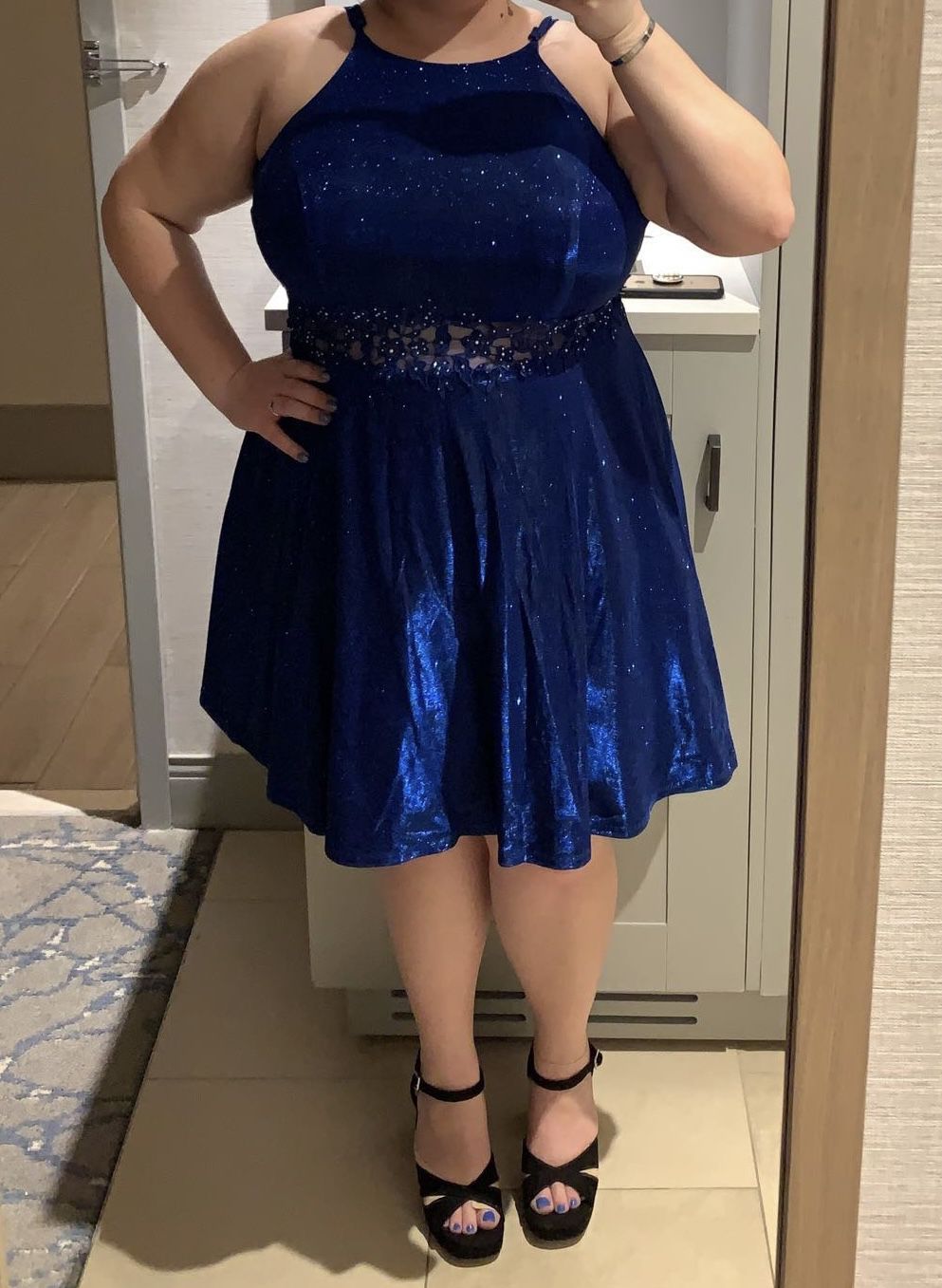 Blue Formal Prom Dress