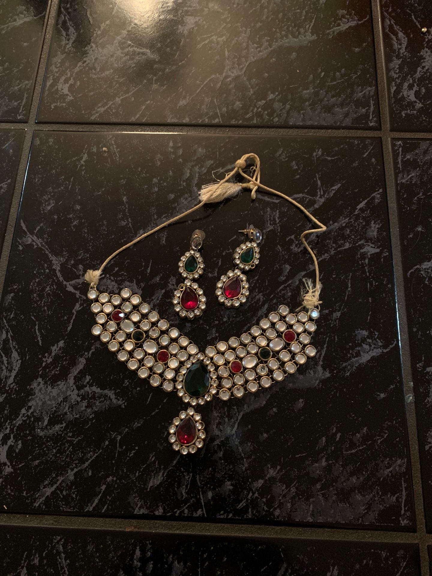 Colorful antique set