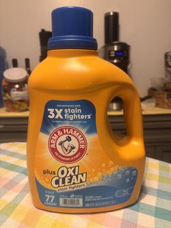 Arm & Hammer Oxi Clean 3X Stain Fighters Laundry Detergent 77 Loads(7$$
