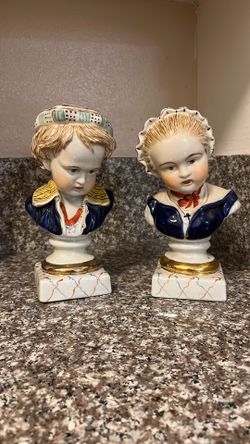 Staffordshire Bourbon children’s style porcelain bust