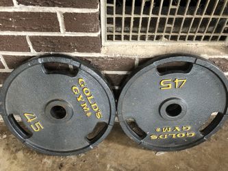 Gold s Gym 45 lbs plates for Sale in Gainesville GA OfferUp