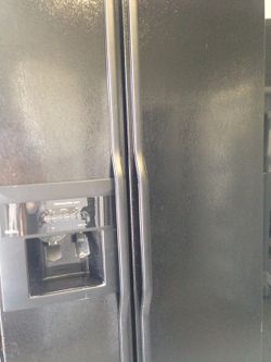 Kitchenaid black refrigerator