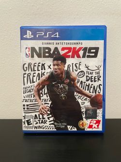 NBA 2K19 PS4 PlayStation 4 Video Game Sony Basketball Sports