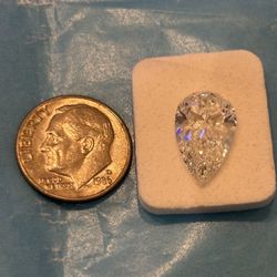 New Loose Certified 4.82 Carat Pear Shape Lab Diamond G VS1