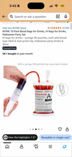 Blood bags