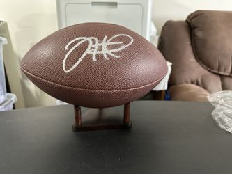 JALEN HURTS SIGNED PHILADELPHIA EAGLES F/S WILSON AUTOGRAPHED FOOTBALL W/COA 916