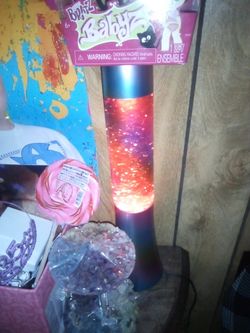 Glitter Lava Lamp Good Condition