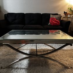 Vintage Glass Coffee Table