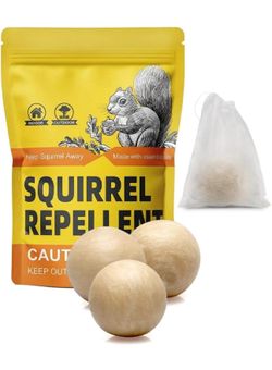 Squirrel Repellent Outdoor, Natural Chipmunk Repellent, Mint Repel Squrriels and Chipmunks from Gardens, Patios, Garages and Bird Feeders, Covers Up t