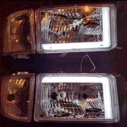 94-01 Dodge Ram|94-02 Dodge Ram LED Headlights/Faros/Front Lights/Luces Delanteras