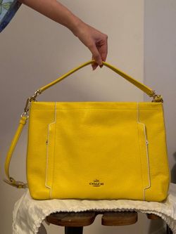 Coach Yellow Bag