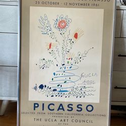 UCLA Picasso 1961 Poster 100% Authentic Lithograph