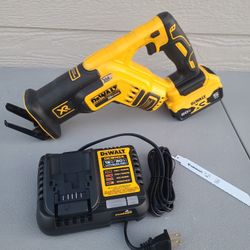 $150 FIRM DeWalt 20V MAX Cordless Brushless Compact XR Reciprocating Saw with 5.0Ah Battery and Charger