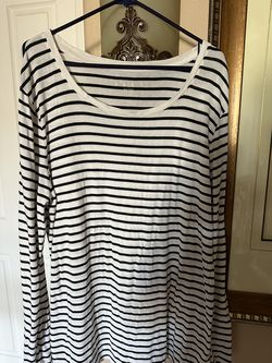 Striped long sleeve shirt