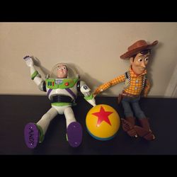TOY STORY BUZZ LIGHTYEAR AND SHERIFF WOODY