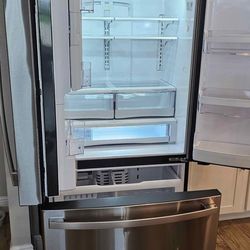 Stainless steel fridge like new