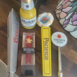 Beer tap handles.