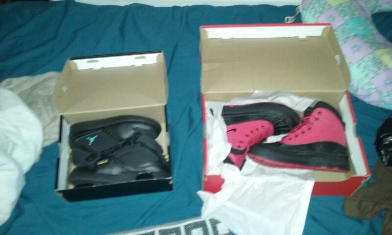 Jordans and Nike acg boots