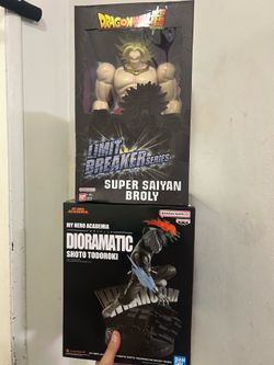 Dragon ball Z & my hero academia figures