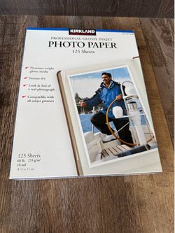 Kirkland Signature Professional Glossy Inkjet Photo Paper  125 Count