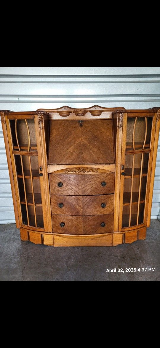 Antique Side By Side Secretary Desk