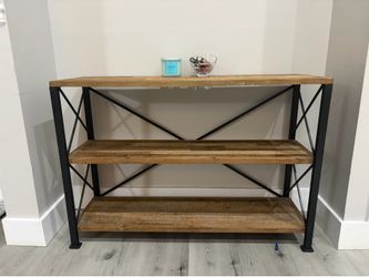 Wooden entrance table